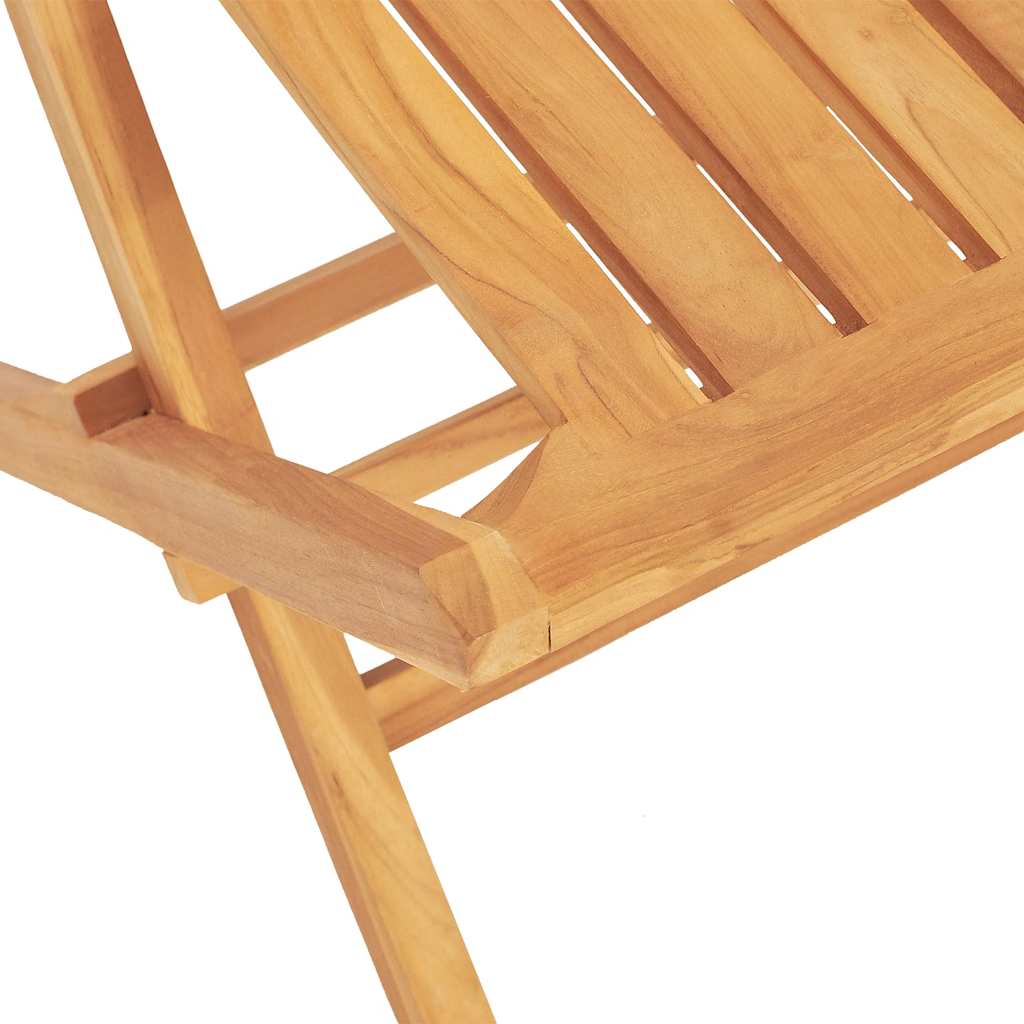Sklopive vrtne stolice 2 kom 47x47x89 cm od masivne tikovine