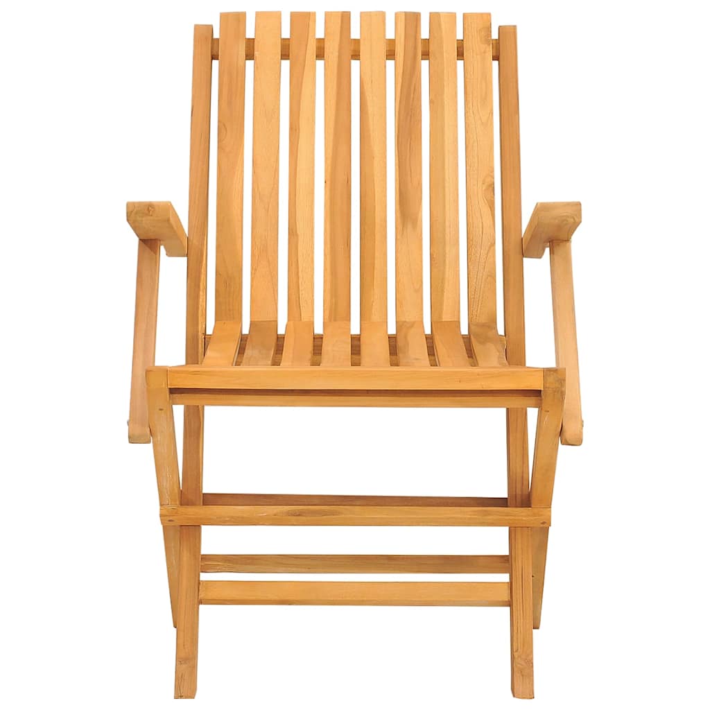 Sklopive vrtne stolice 2 kom 61x67x90 cm od masivne tikovine