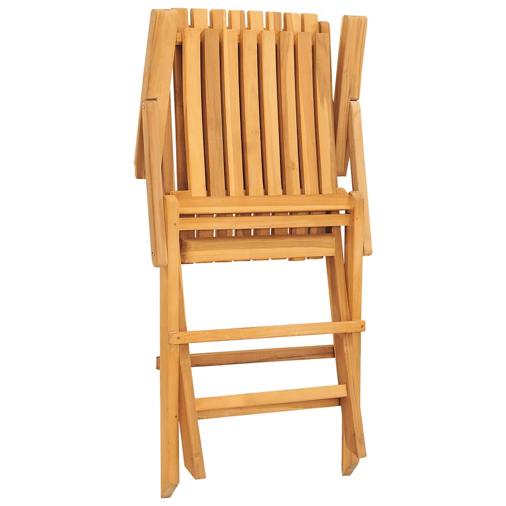 Sklopive vrtne stolice 2 kom 61x67x90 cm od masivne tikovine