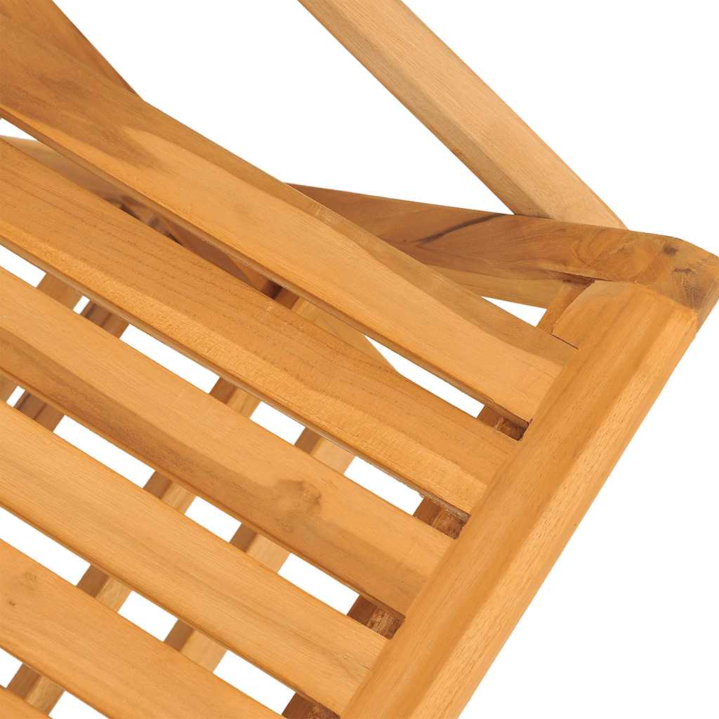 Sklopive vrtne stolice 2 kom 61x67x90 cm od masivne tikovine