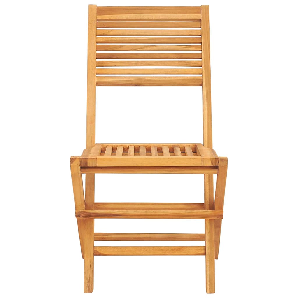 Sklopive vrtne stolice 2 kom 47x62x90 cm od masivne tikovine