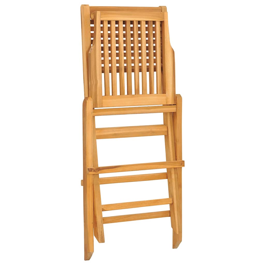 Sklopive vrtne stolice 2 kom 47x62x90 cm od masivne tikovine