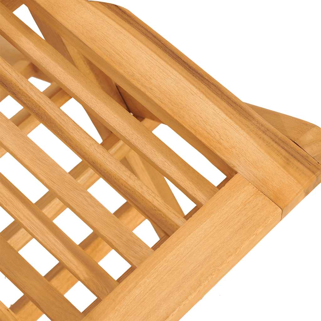 Sklopive vrtne stolice 2 kom 47x62x90 cm od masivne tikovine