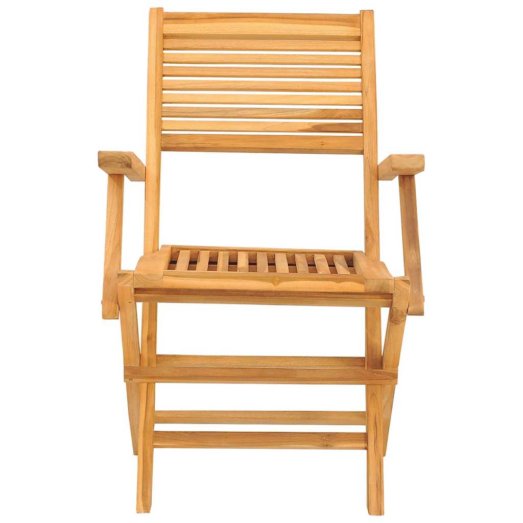 Sklopive vrtne stolice 2 kom 55x62x90 cm od masivne tikovine