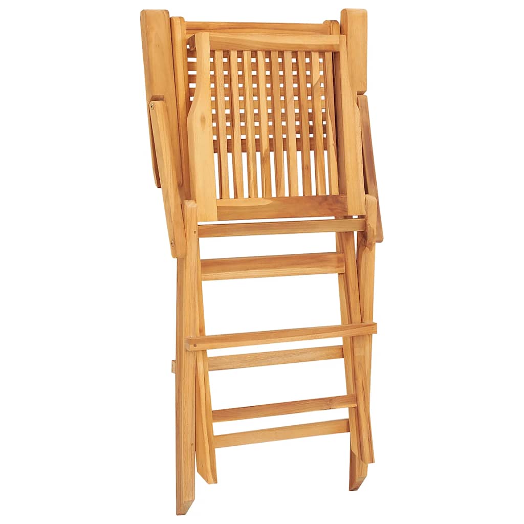 Sklopive vrtne stolice 2 kom 55x62x90 cm od masivne tikovine