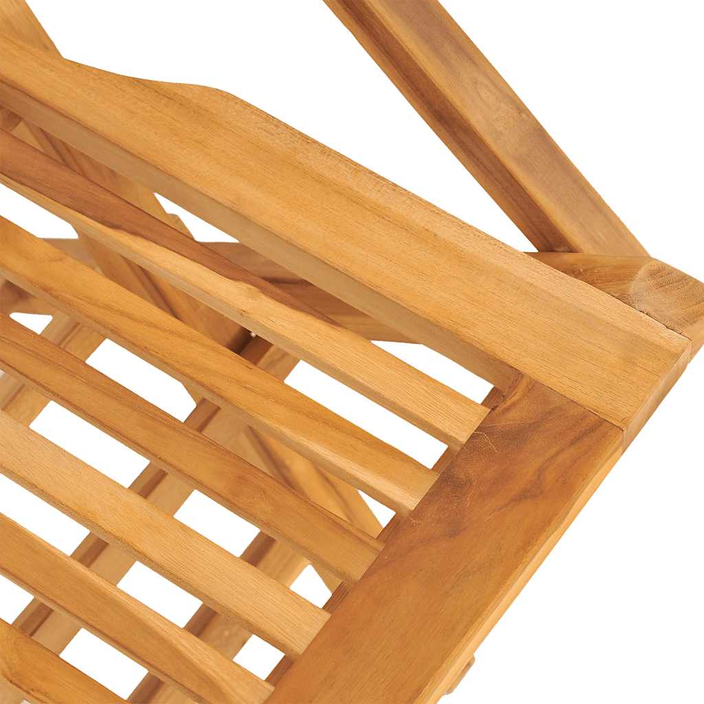 Sklopive vrtne stolice 2 kom 55x62x90 cm od masivne tikovine
