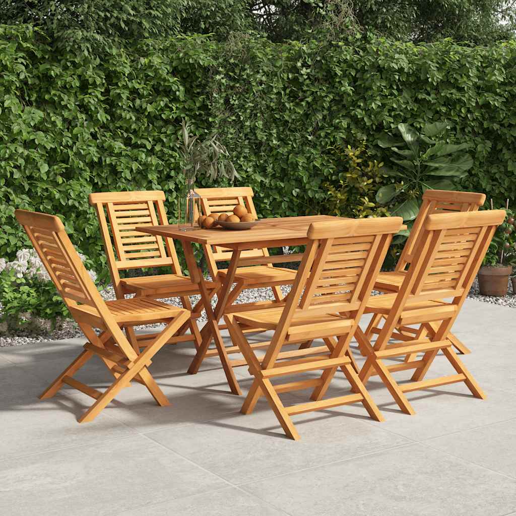 Sklopive vrtne stolice 6 kom 47x63x90 cm od masivne tikovine