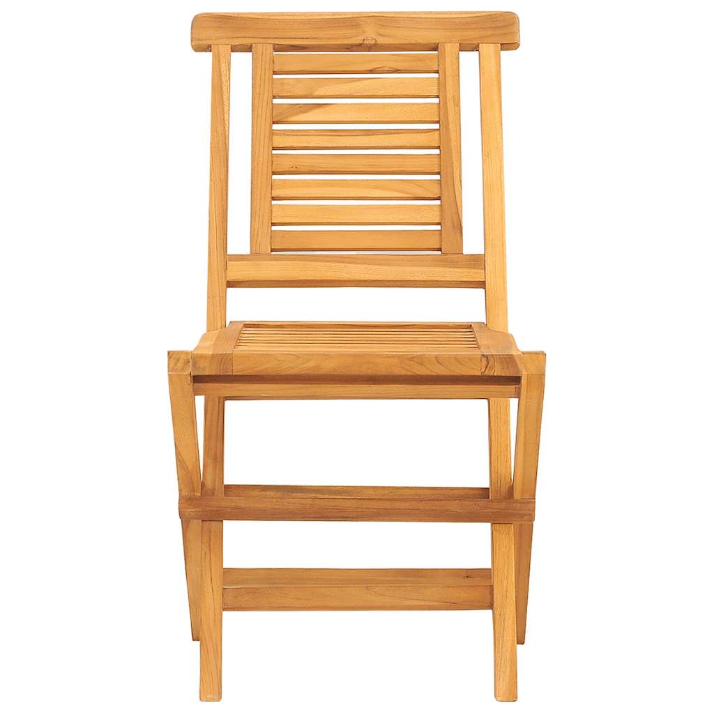Sklopive vrtne stolice 8 kom 47x63x90 cm od masivne tikovine