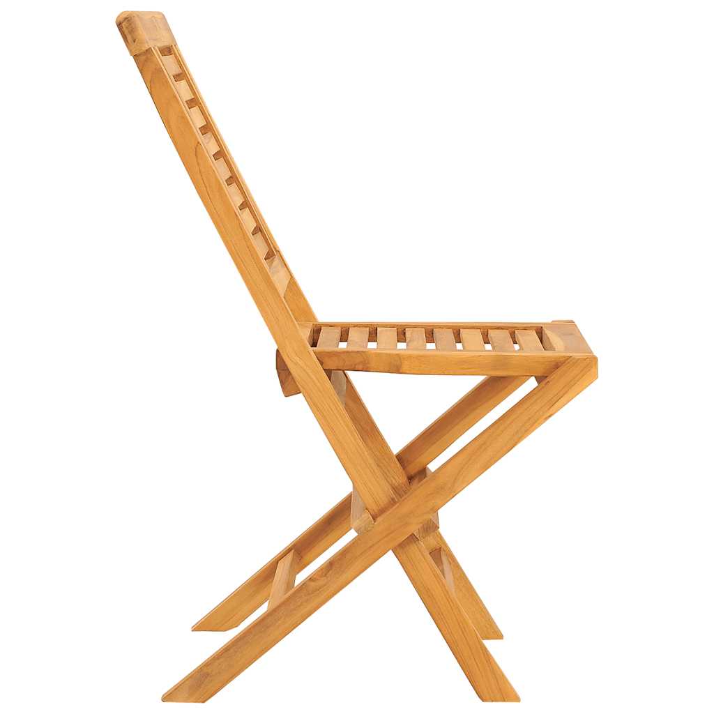 Sklopive vrtne stolice 8 kom 47x63x90 cm od masivne tikovine