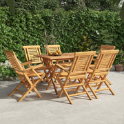 Sklopive vrtne stolice 6 kom 56x63x90 cm od masivne tikovine