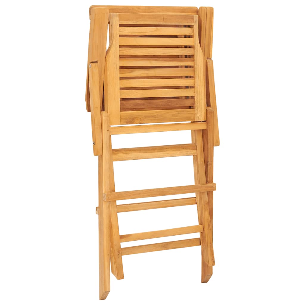 Sklopive vrtne stolice 8 kom 56x63x90 cm od masivne tikovine