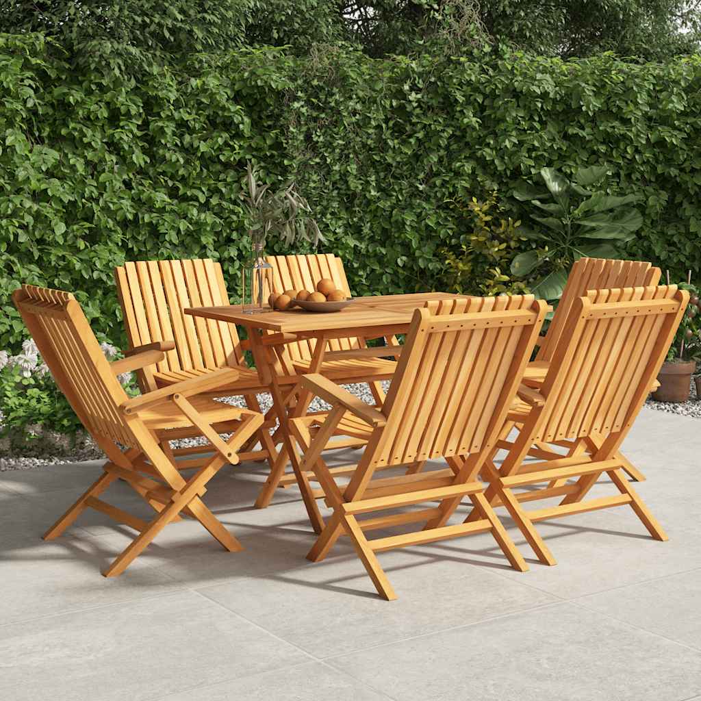 Sklopive vrtne stolice 6 kom 61x67x90 cm od masivne tikovine