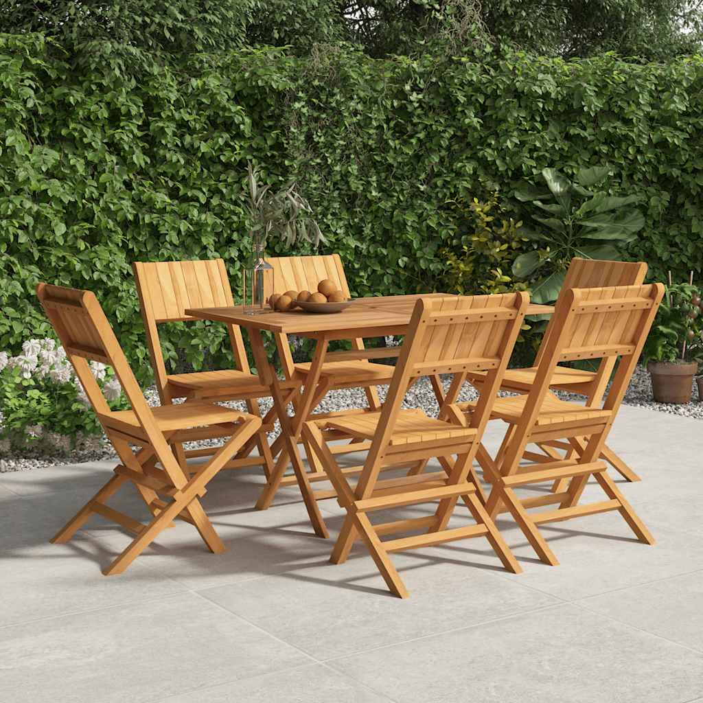 Sklopive vrtne stolice 6 kom 47x61x90 cm od masivne tikovine