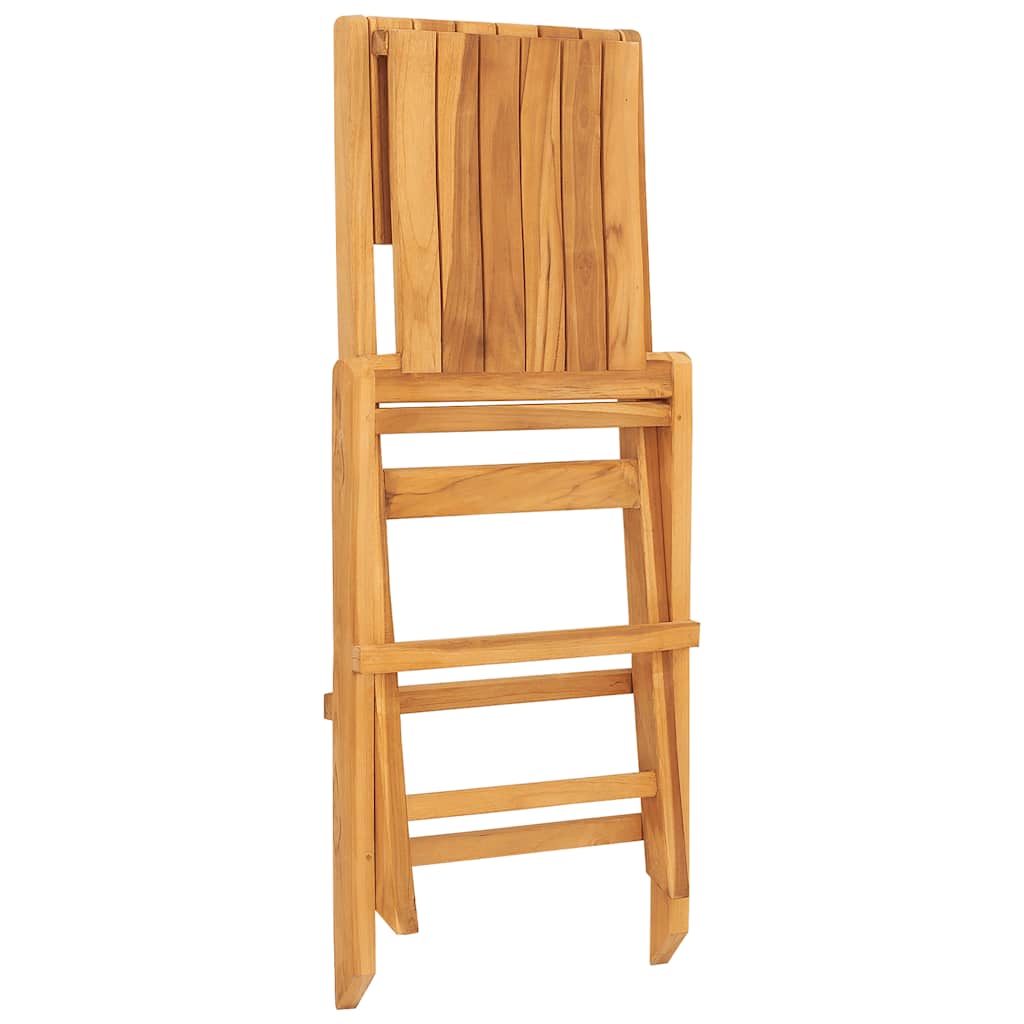Sklopive vrtne stolice 8 kom 47x62x90 cm od masivne tikovine