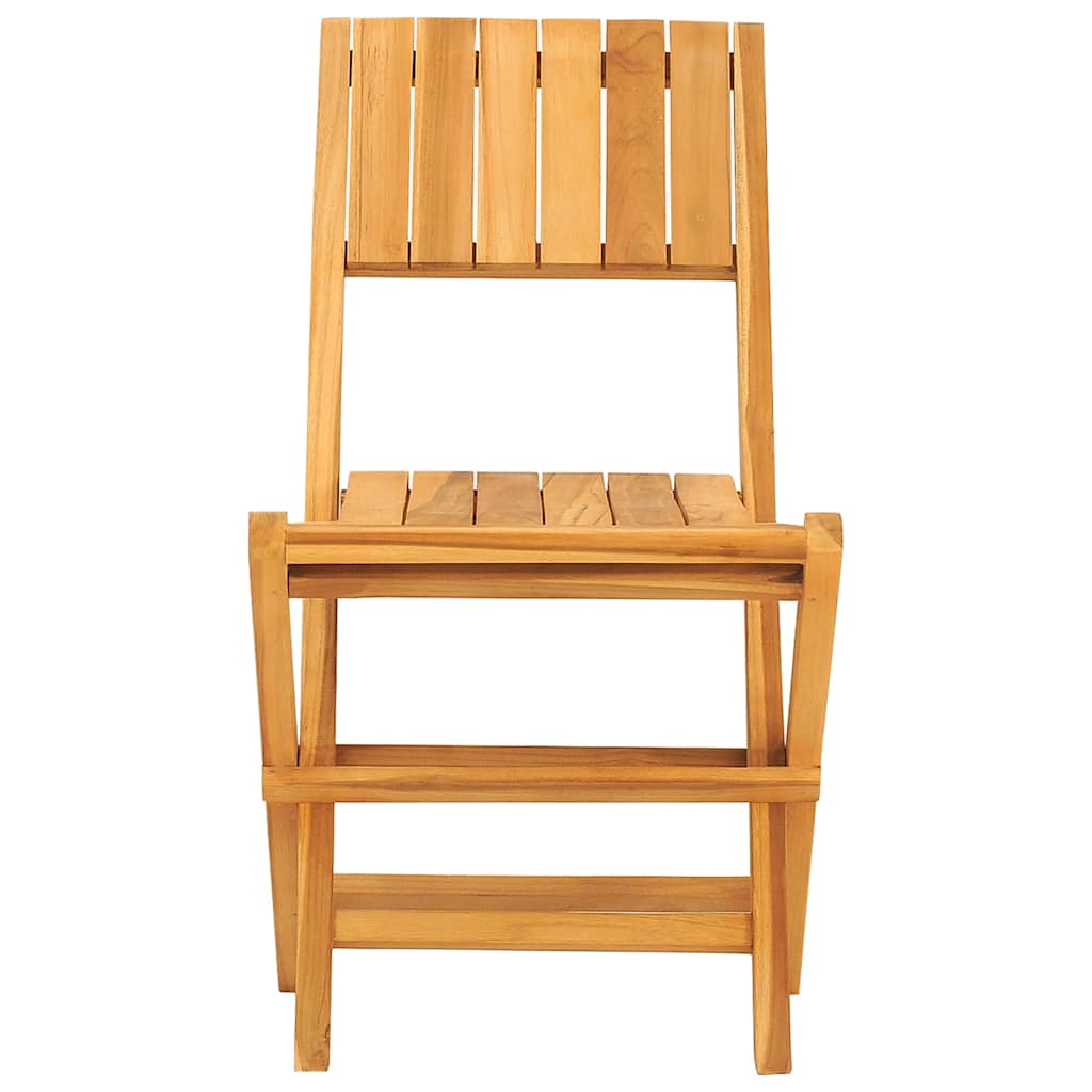 Sklopive vrtne stolice 8 kom 47x62x90 cm od masivne tikovine
