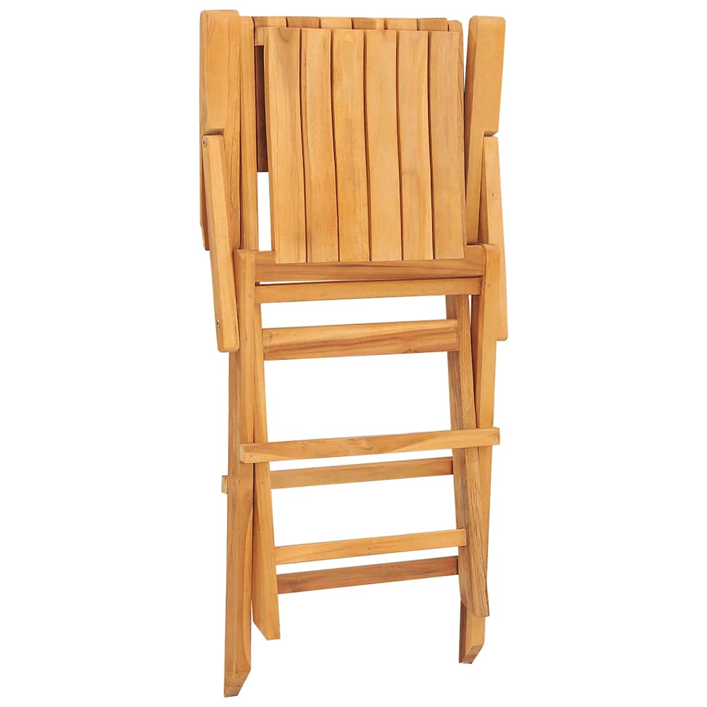Sklopive vrtne stolice 4 kom 55x62x90 cm od masivne tikovine