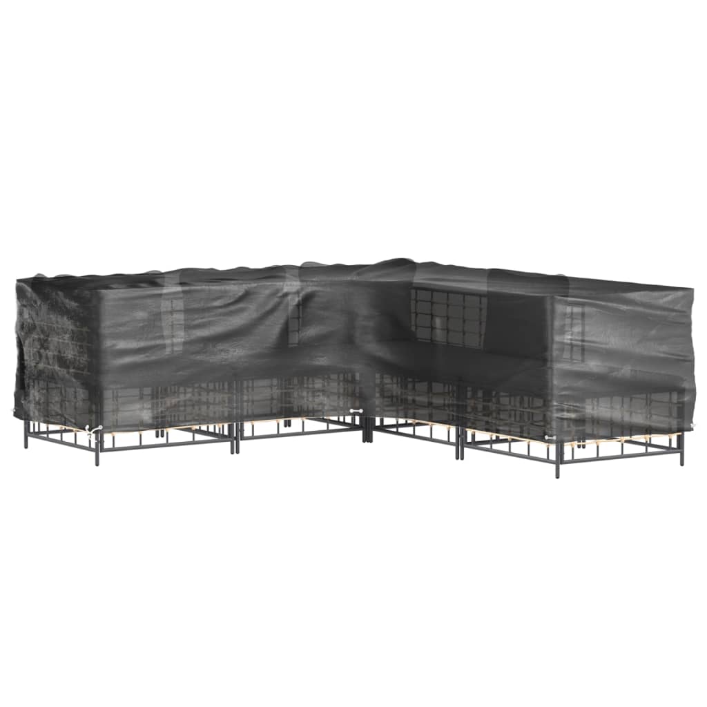 Navlake za kutnu vrtnu garnituru 2 kom s 16 ušica 285x285x70 cm