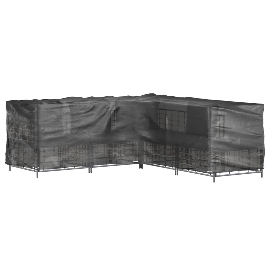 Navlake za kutnu vrtnu garnituru 2 kom s 16 ušica 285x285x90 cm