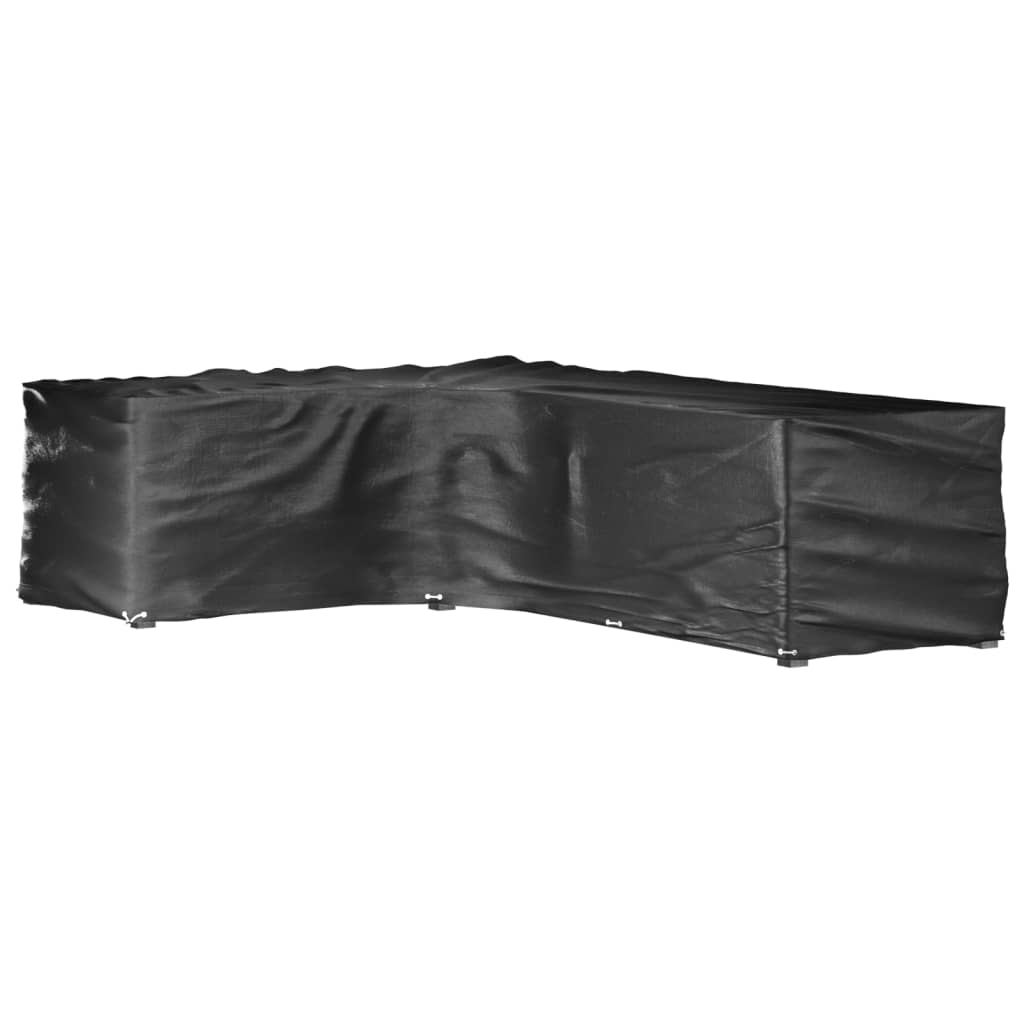 Navlake za kutnu vrtnu garnituru 2 kom s 18 ušica 220x285x80 cm