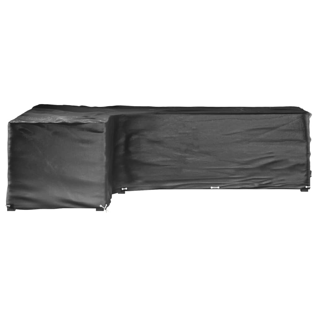 Navlake za kutnu vrtnu garnituru 2 kom s 18 ušica 220x285x80 cm