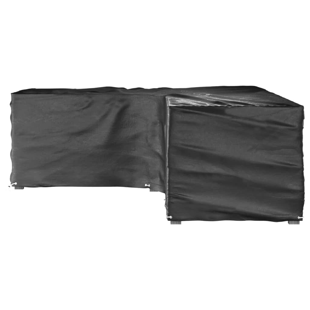 Navlake za kutnu vrtnu garnituru 2 kom s 18 ušica 220x285x80 cm