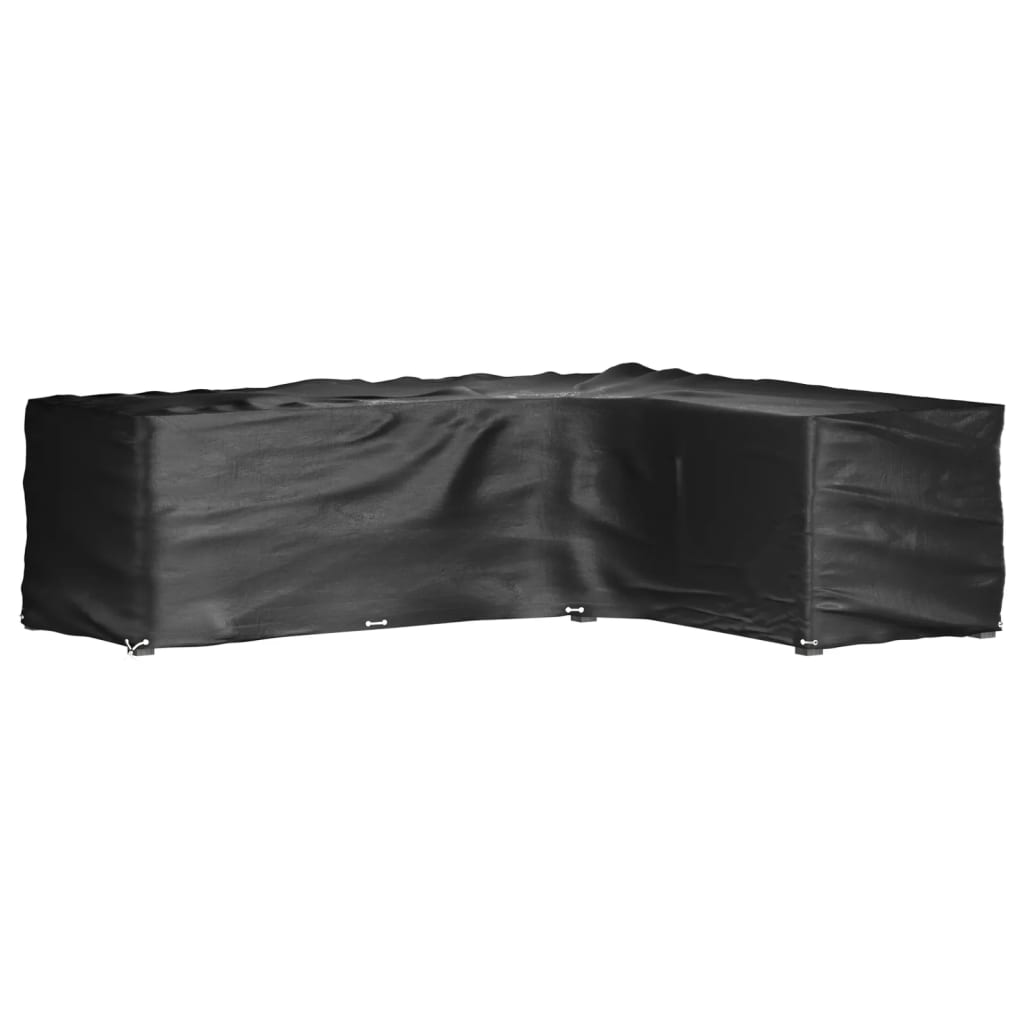 Navlake za kutnu vrtnu garnituru 2 kom s 18 ušica 285x220x80 cm