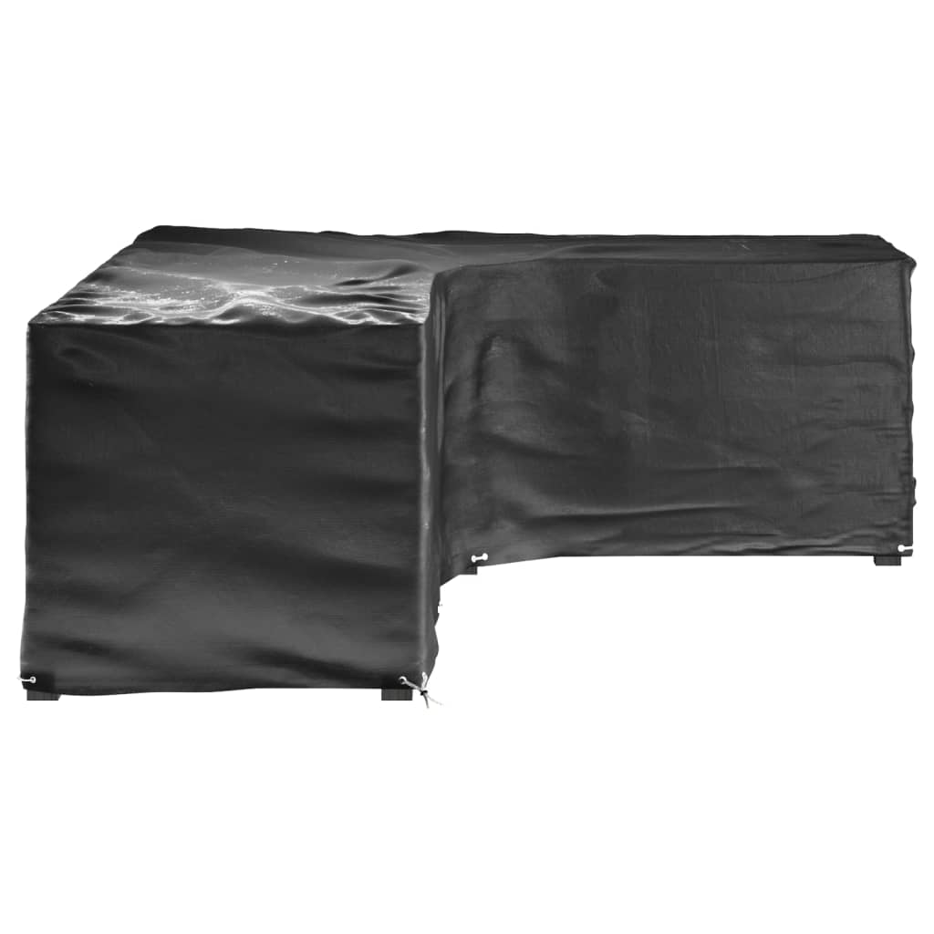 Navlake za kutnu vrtnu garnituru 2 kom s 18 ušica 285x220x80 cm