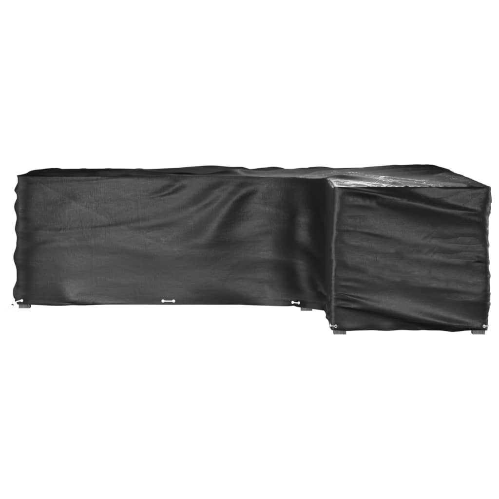 Navlake za kutnu vrtnu garnituru 2 kom s 18 ušica 285x220x80 cm