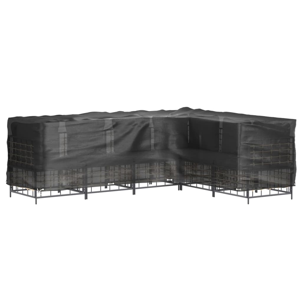 Navlake za kutnu vrtnu garnituru 2 kom s 16 ušica 260x210x80 cm
