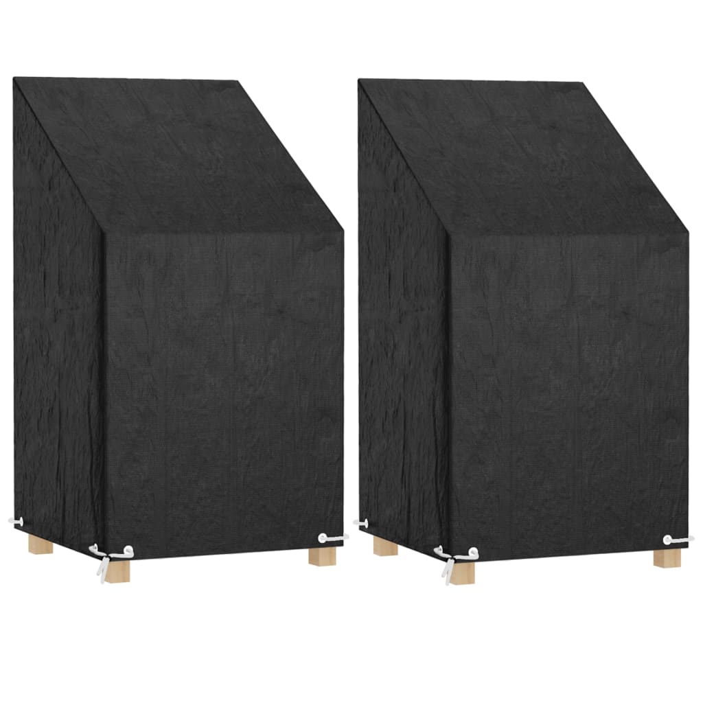 Navlake za vrtne stolice 2 kom 8 ušica 65 x 65 x 80/120 cm PE
