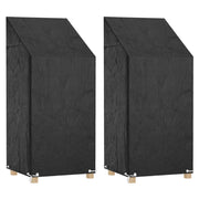 Navlake za vrtne stolice 2 kom 8 ušica 65x65x110/150 cm PE