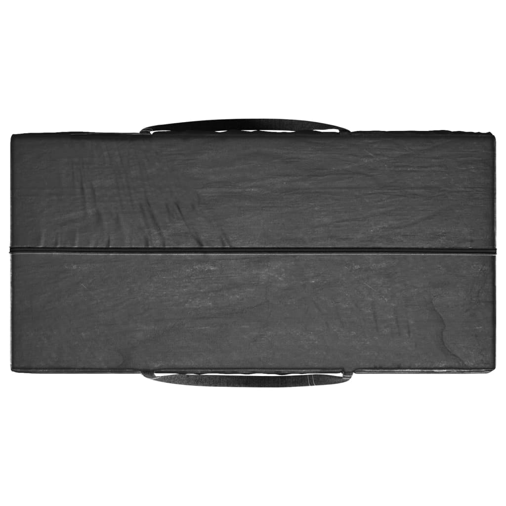 Vreće za vrtne jastuke 2 kom crne 150x75x75 cm polietilen