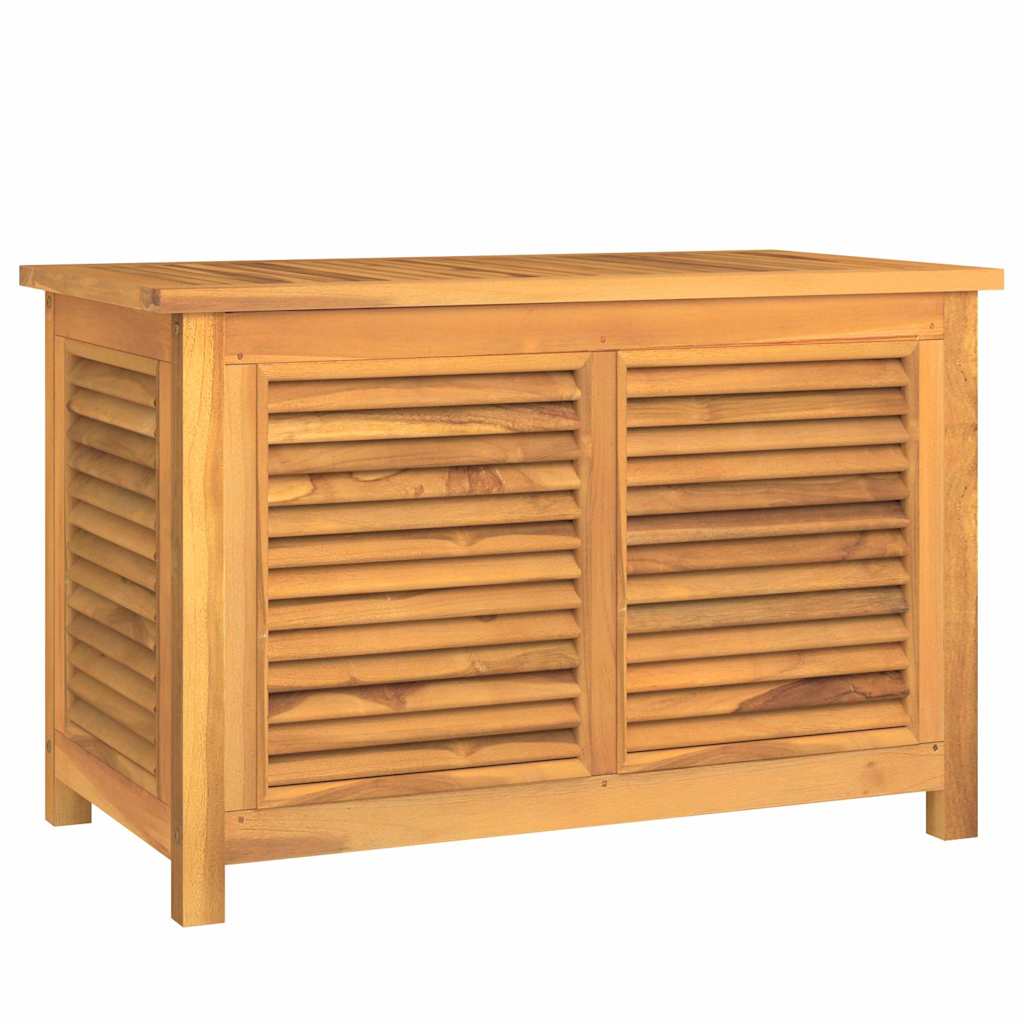 Vrtna kutija za pohranu s vrećom 90x50x58 cm masivna tikovina