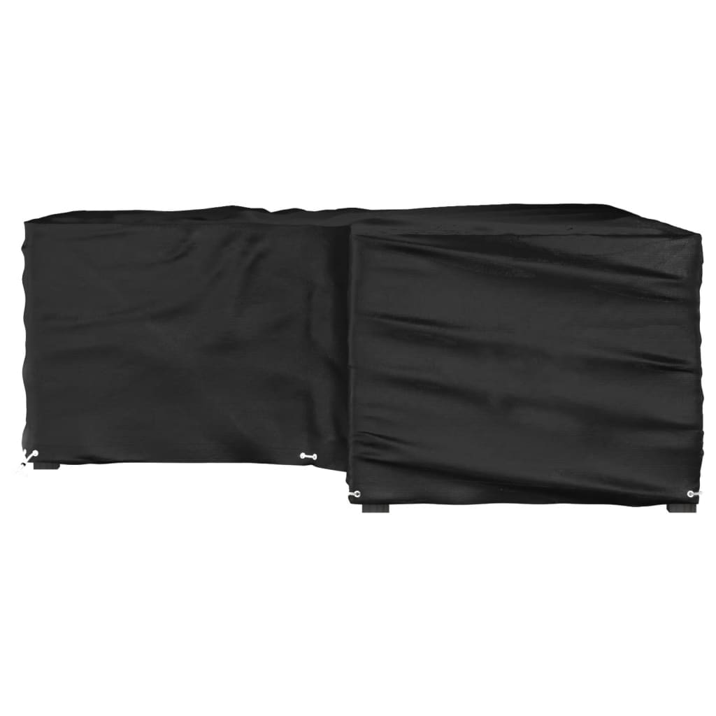 Navlaka za kutnu vrtnu garnituru s 12 ušica 185 x 185 x 70 cm