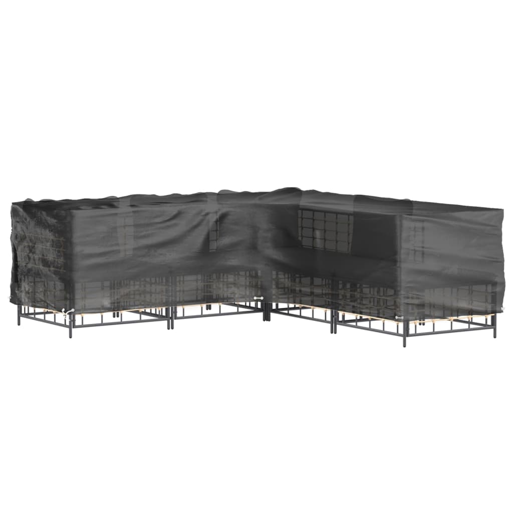 Navlaka za kutnu vrtnu garnituru sa 16 ušica 250x250x70 cm