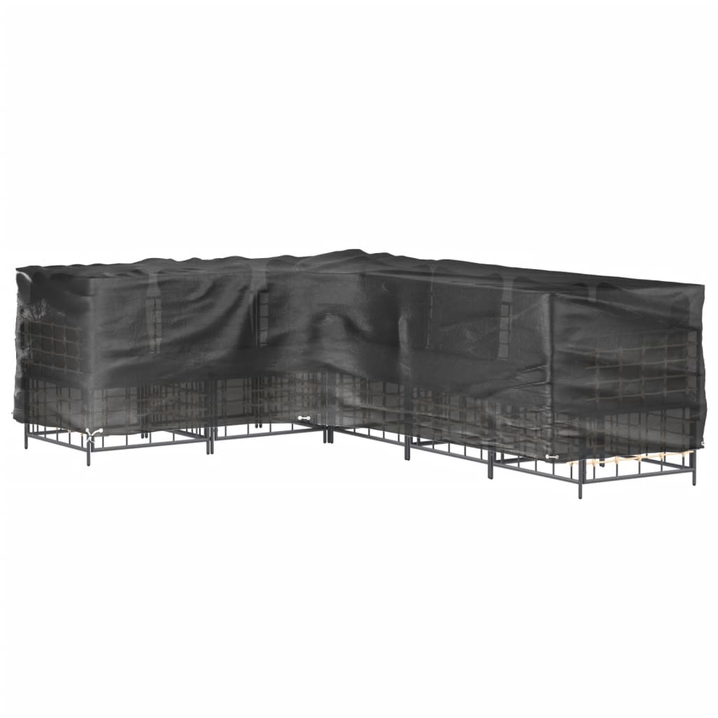 Navlaka za kutnu vrtnu garnituru sa 16 ušica 260x210x80 cm