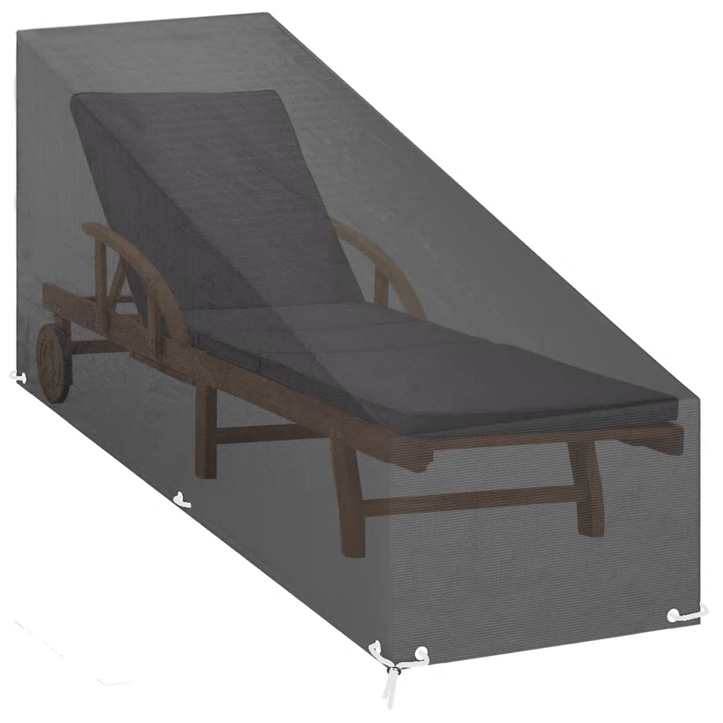 Navlaka za ležaljku s 12 ušica 200x65x35/60 cm od polietilena