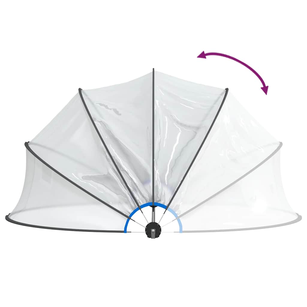 Okrugla bazenska kupola 467 x 234 cm PVC