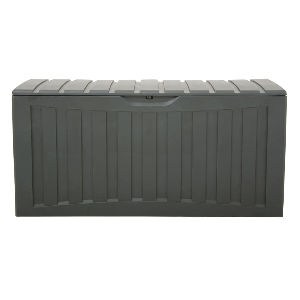 Kutija za pohranu crna 118 x 53 x 57 cm od polipropilena
