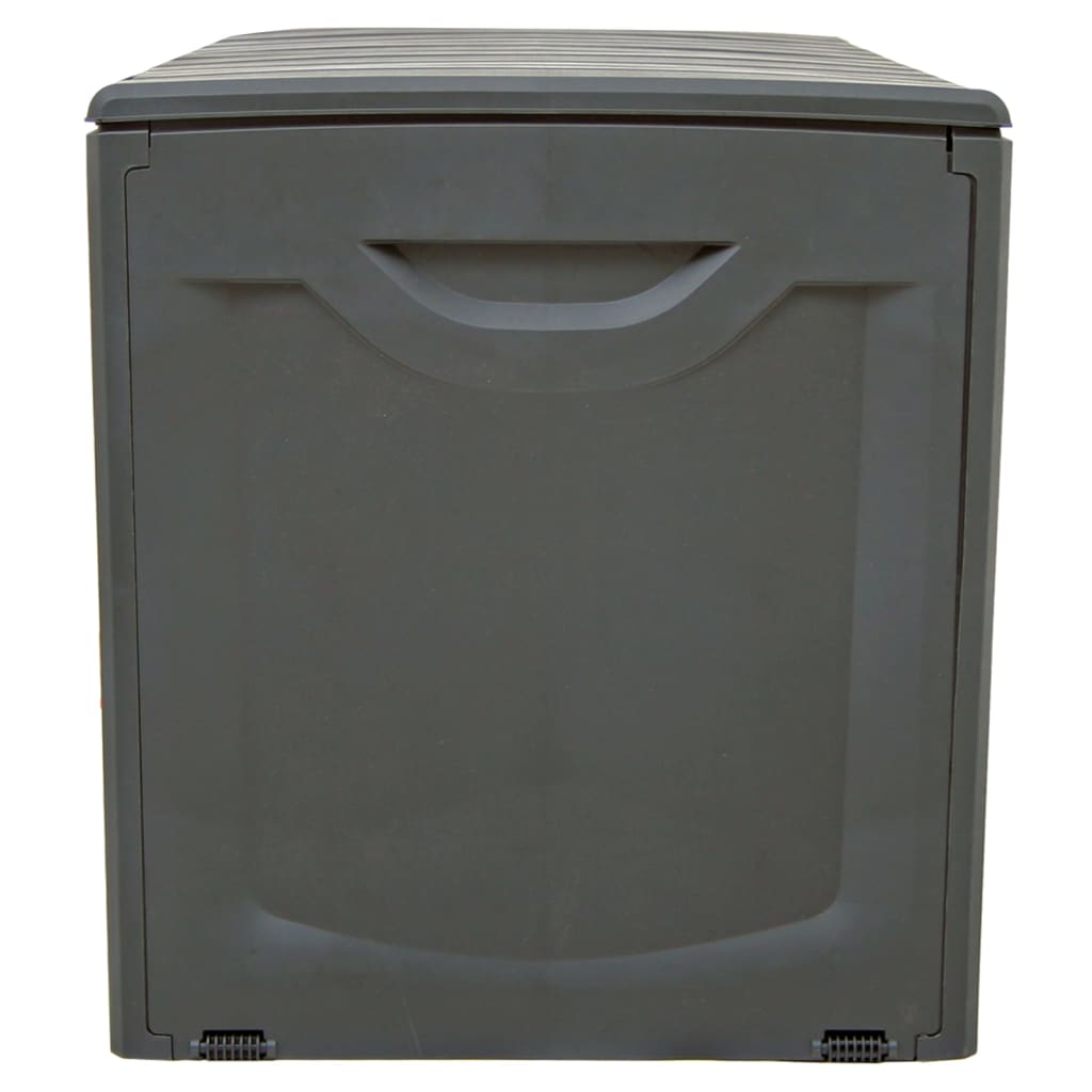 Kutija za pohranu crna 118 x 53 x 57 cm od polipropilena
