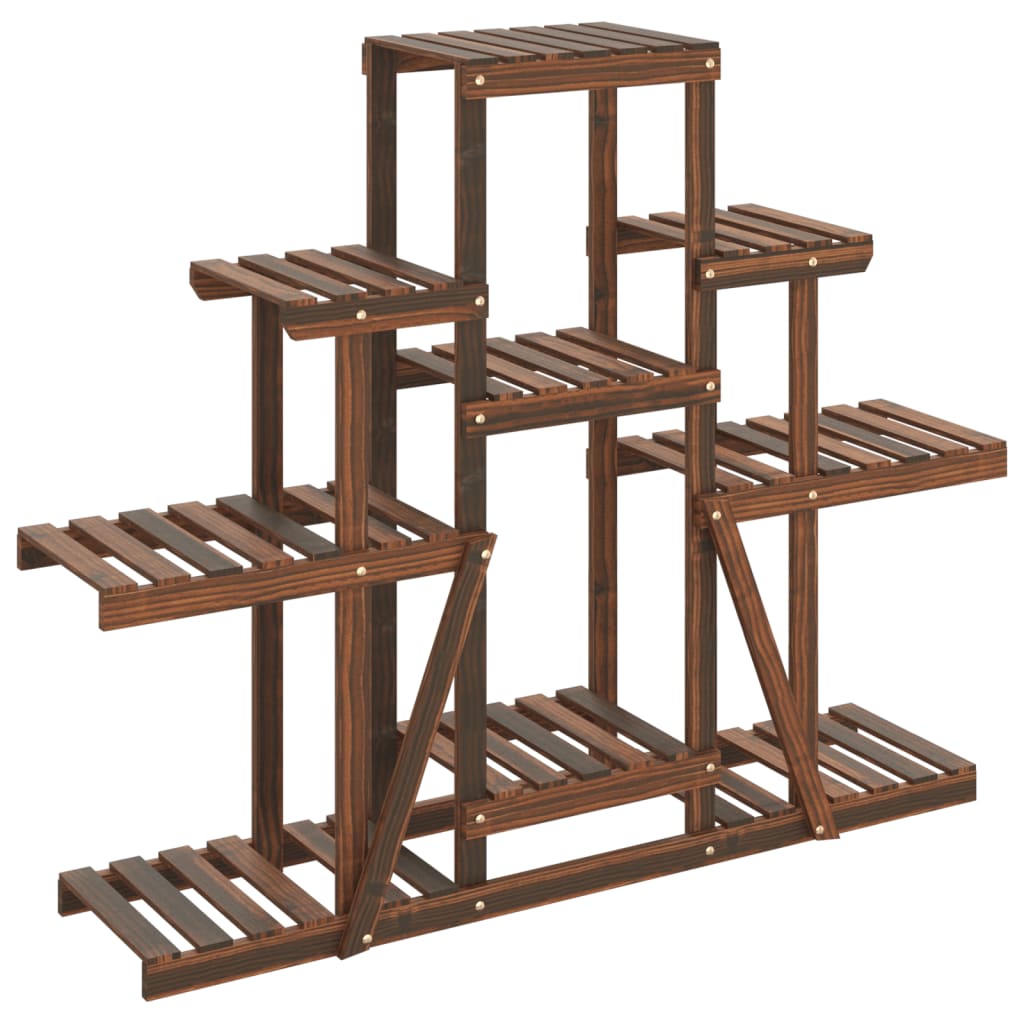 Stalak za cvijeće 110 x 25 x 96 cm od masivne jelovine