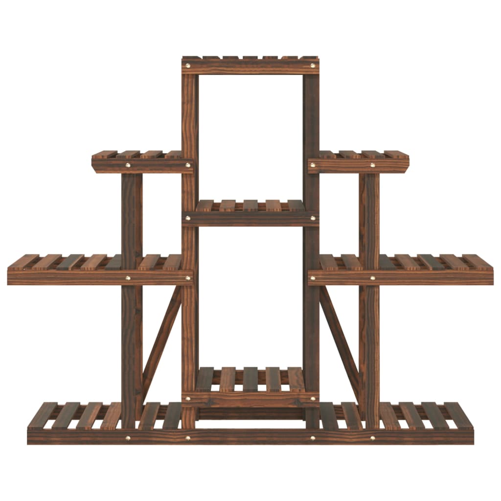 Stalak za cvijeće 110 x 25 x 96 cm od masivne jelovine