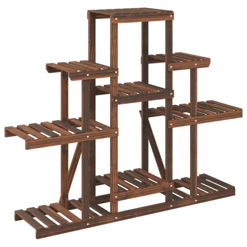 Stalak za cvijeće 110 x 25 x 96 cm od masivne jelovine