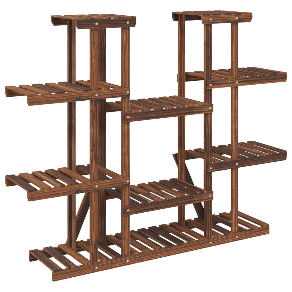 Stalak za cvijeće 110 x 25 x 110,5 cm od masivne jelovine
