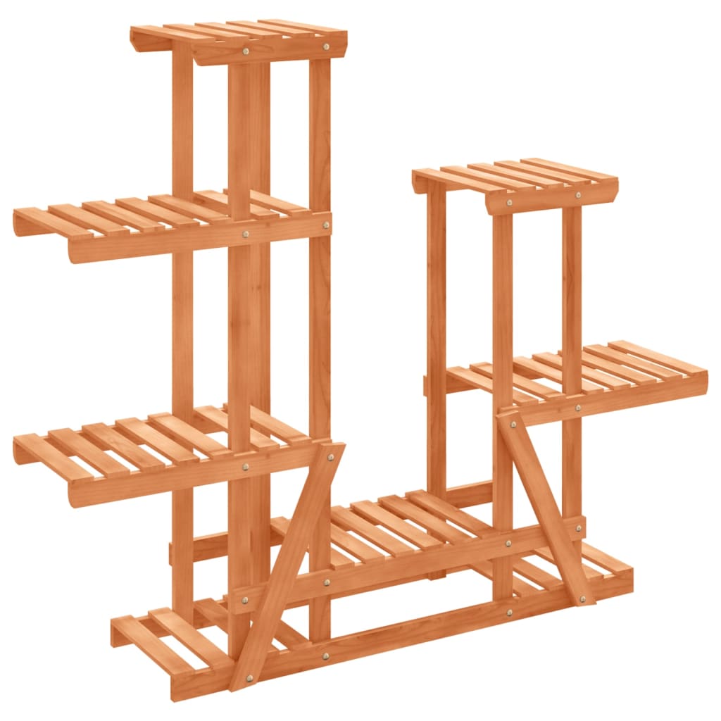 Stalak za cvijeće 95 x 25 x 96 cm od masivne jelovine