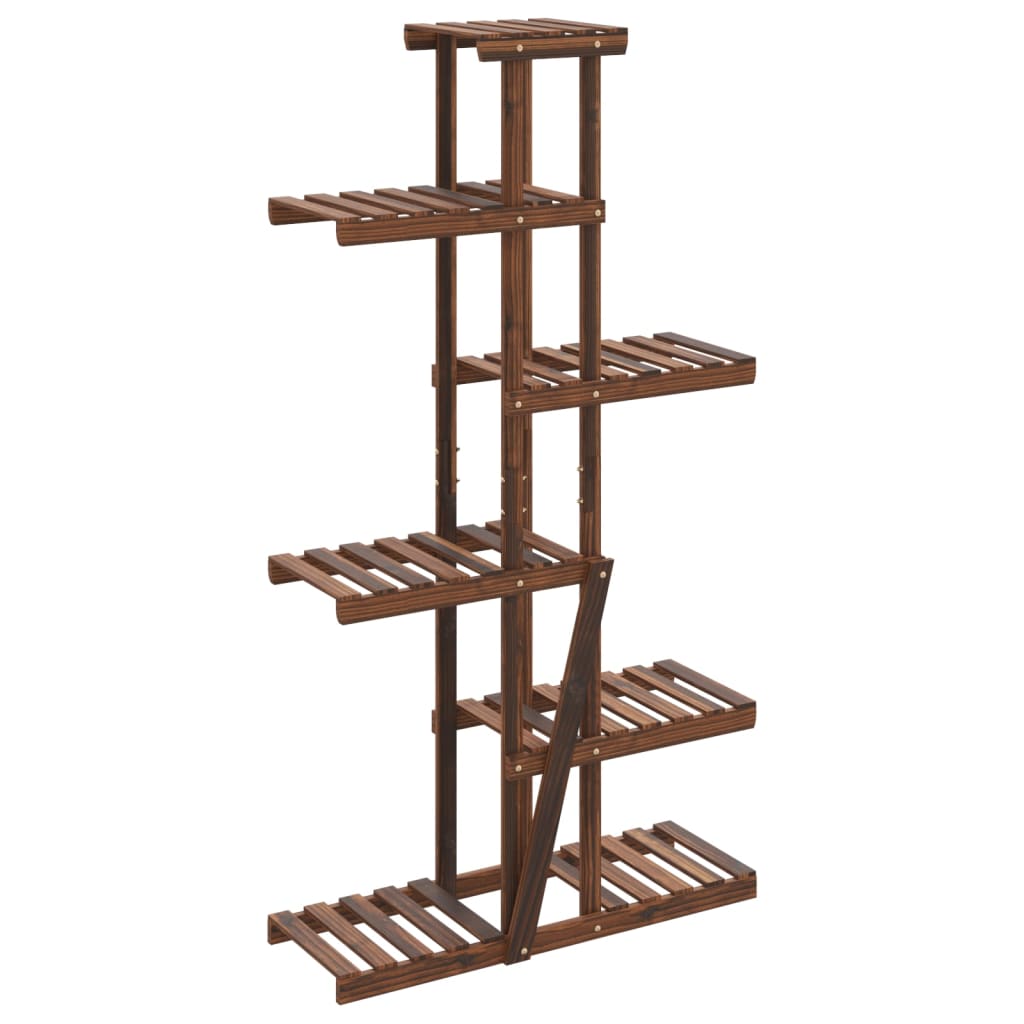 Stalak za cvijeće 75 x 25 x 140,5 cm od masivne jelovine