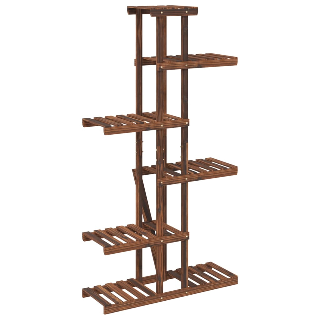 Stalak za cvijeće 75 x 25 x 140,5 cm od masivne jelovine