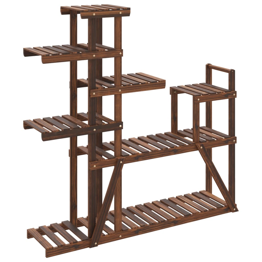 Stalak za cvijeće 110 x 25 x 111 cm od masivne jelovine