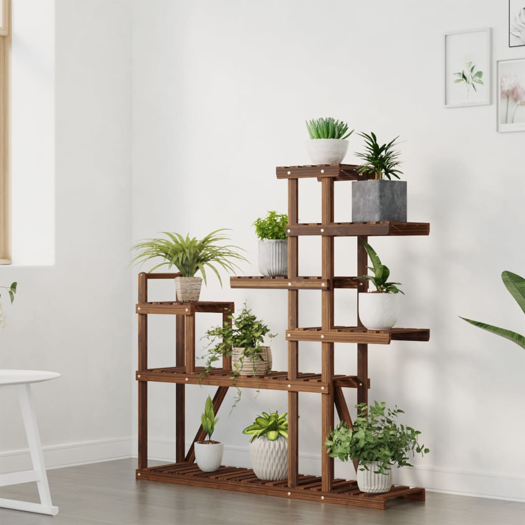 Stalak za cvijeće 110 x 25 x 111 cm od masivne jelovine