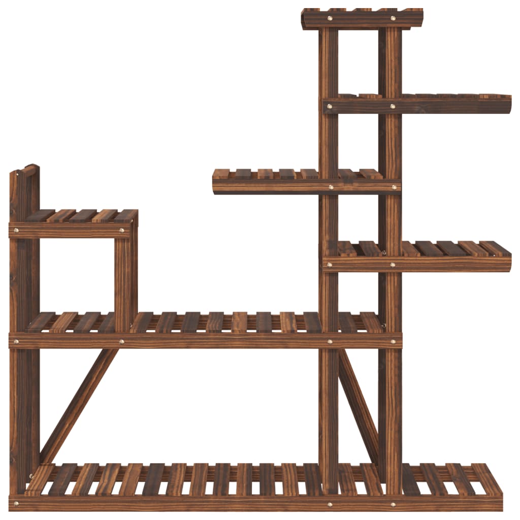 Stalak za cvijeće 110 x 25 x 111 cm od masivne jelovine